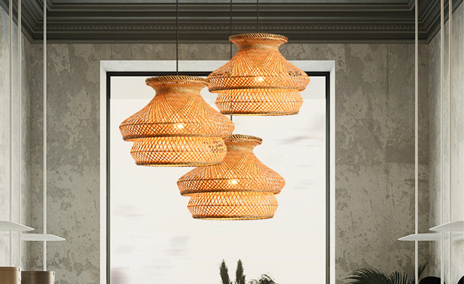 The fascination of bamboo woven lampwork